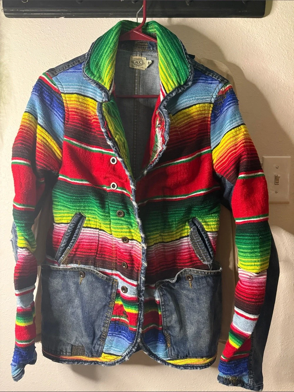 Free People x Artisan de Luxe Serape Jacket Rare Medium